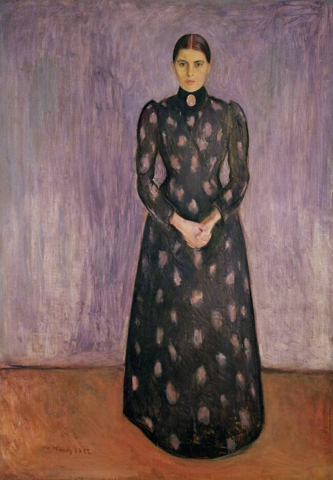 Portrait of Inger Munch Edvard Munch