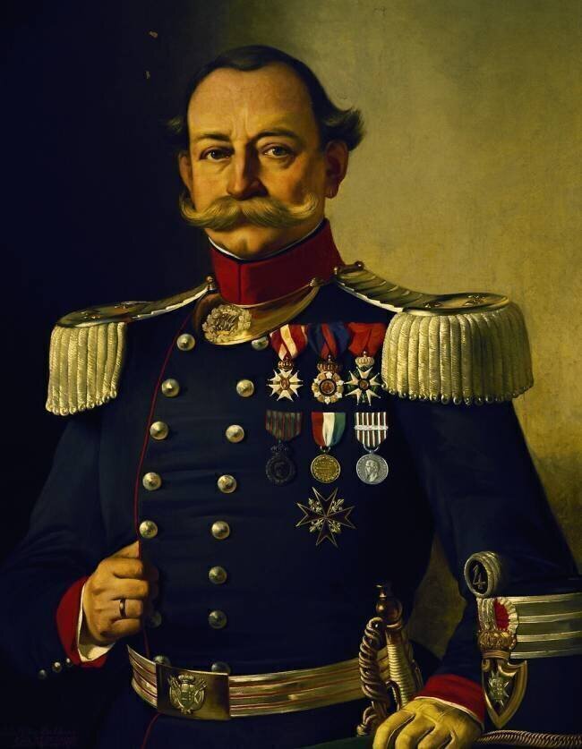 Portrait of Italian Colonel Pietro Baldini