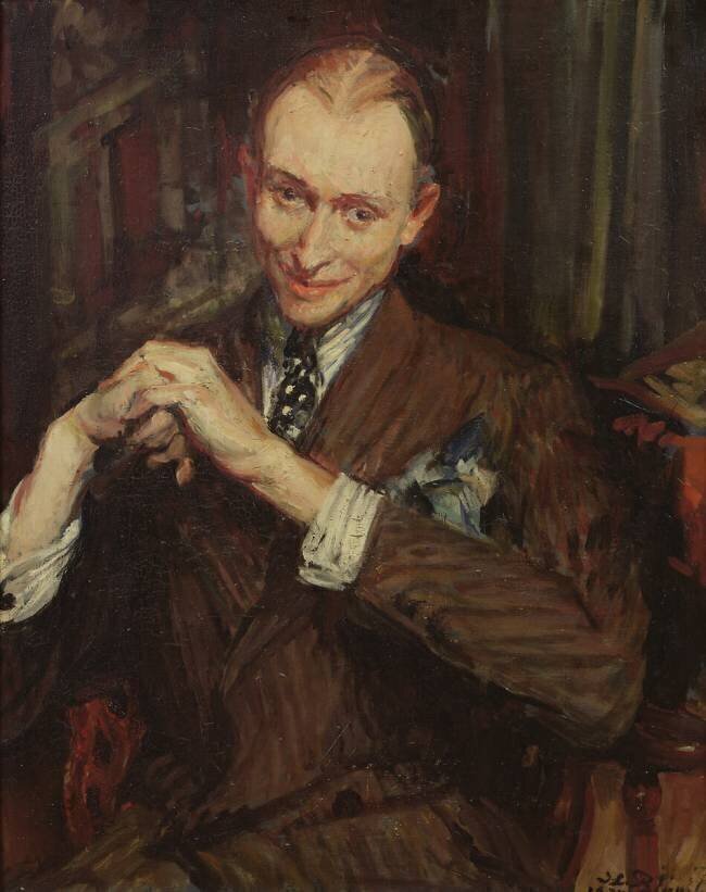 Portrait of J. Raulet  Jacques-Emile Blanche