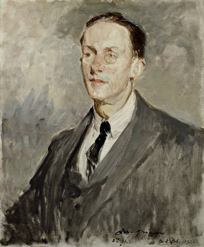 Portrait of Jean Giraudoux Jacques-Emile Blanche