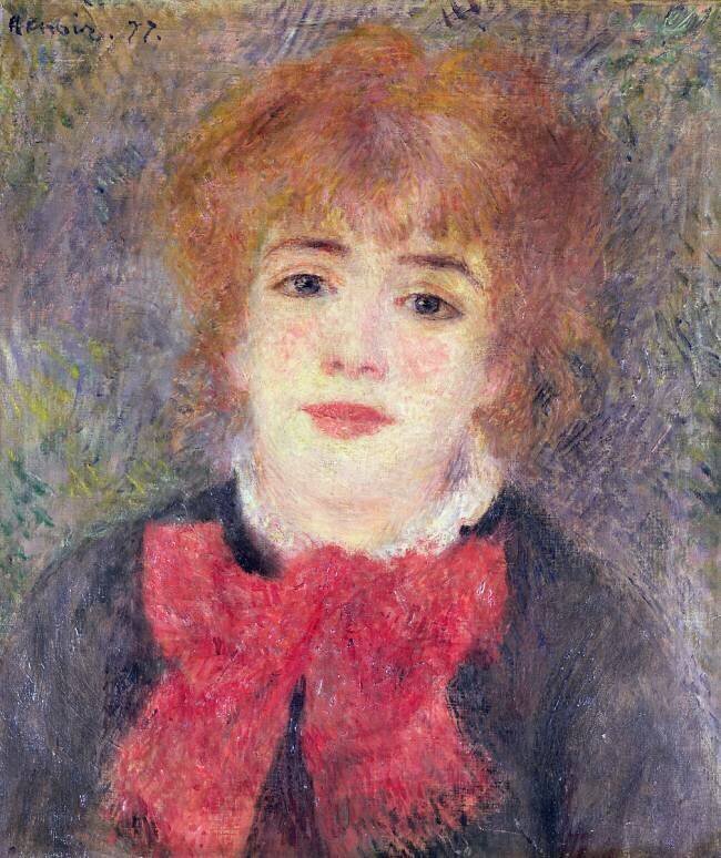 Portrait of Jeanne Samary Auguste Renoir