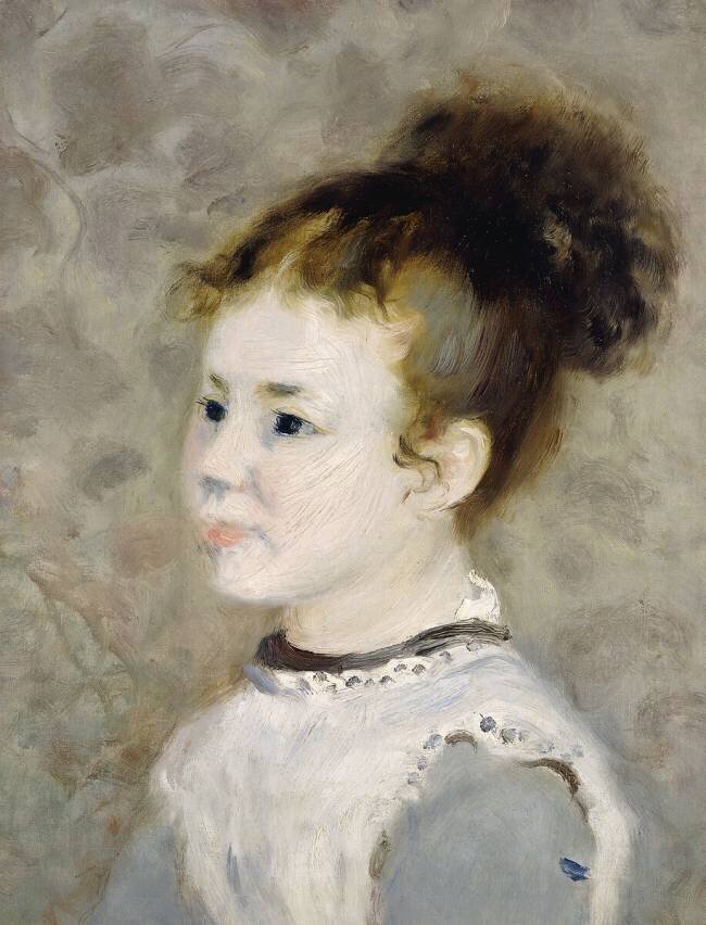 Portrait of Jeanne Sisley Auguste Renoir