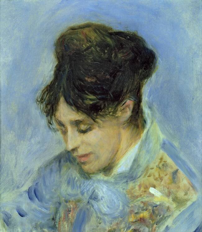 Portrait of Madame Claude Monet Auguste Renoir