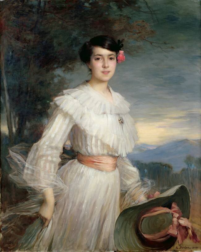 Portrait of Madeleine Reclus Ernest Bordes