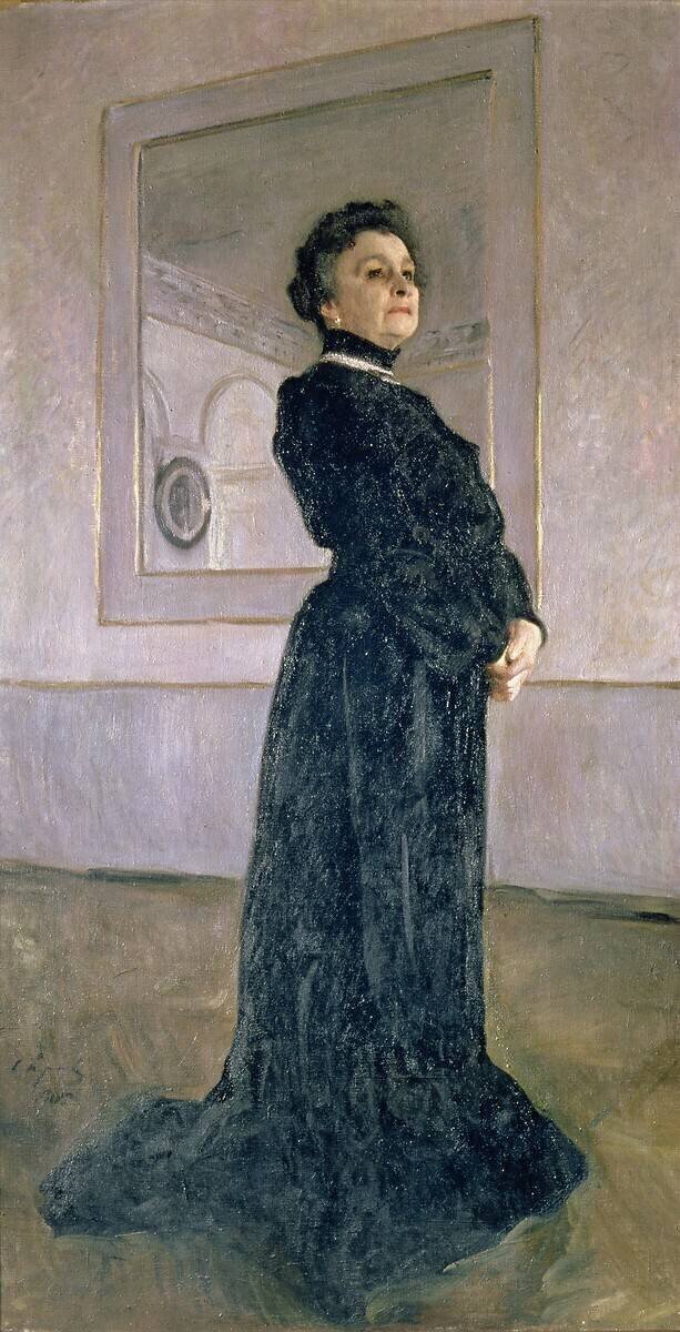 Portrait of Maria Nikolayevna Yermolova Valentin Serov