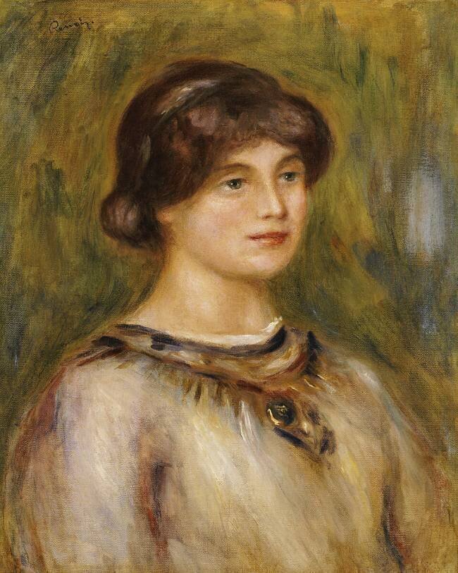 Portrait of Marie Lestringuez Auguste Renoir