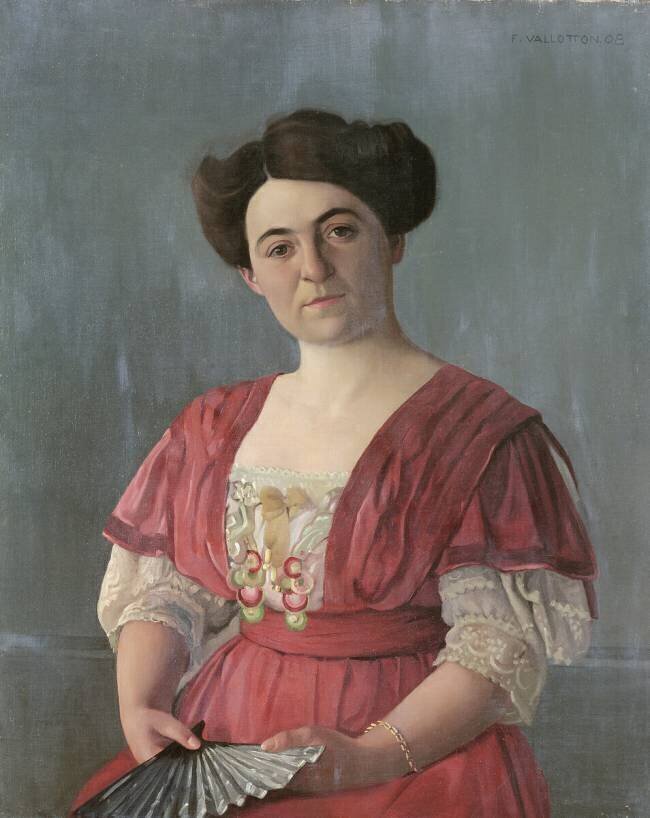 Portrait of Mme Haasen Félix Vallotton
