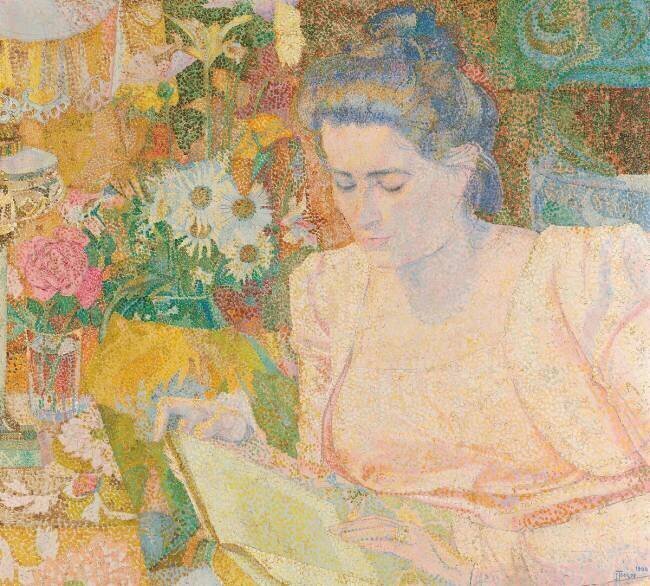 Portrait of Mrs Marie Jeannette de Lange Jan Toorop