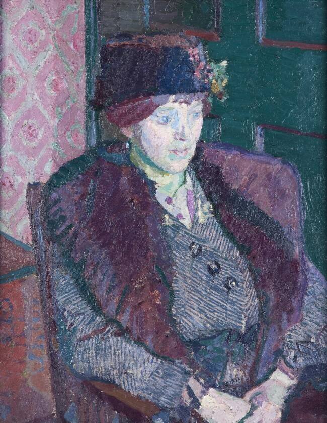 Portrait of Mrs Victor Sly Harold Gilman