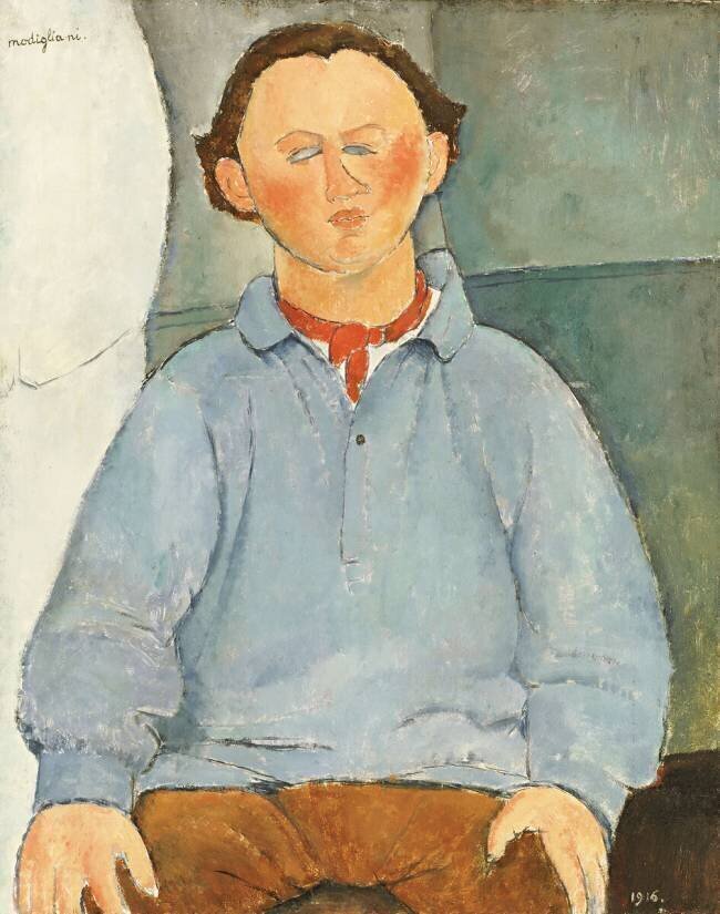 Portrait of Oscar Miestchanioff Amedeo Modigliani