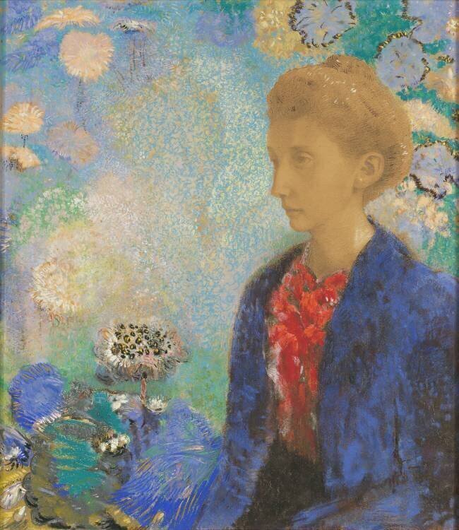 Portrait of the Baronne de Domecy Odilon Redon