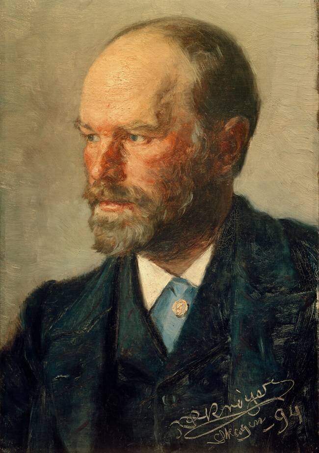 Portrait of the painter Michael Ancher Peder Severin Kröyer