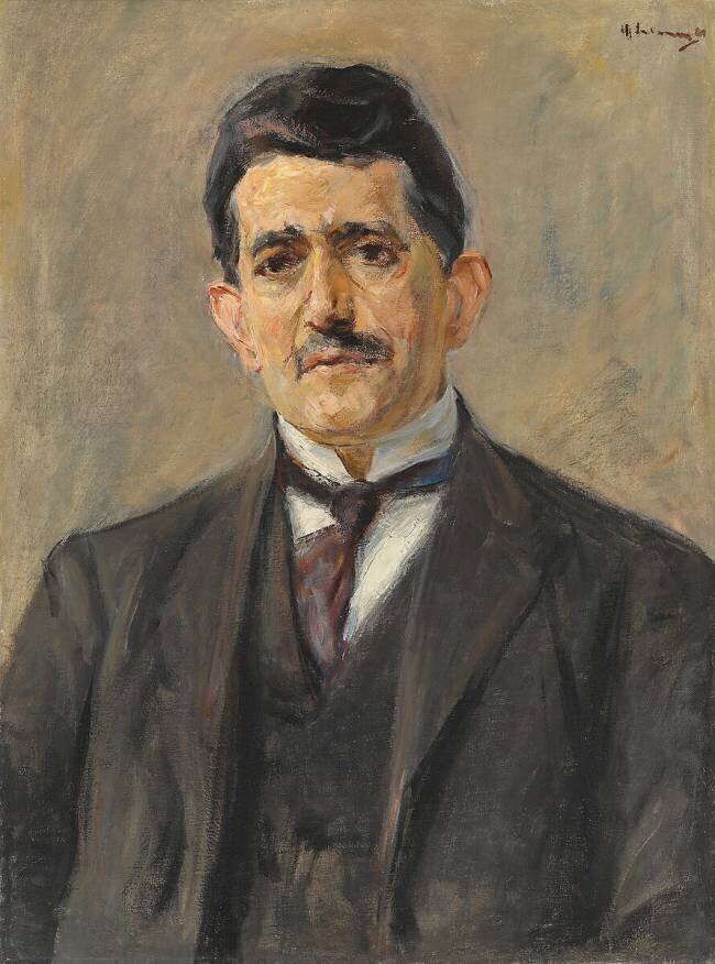 Portrait of the publisher Bruno Cassirer Max Liebermann