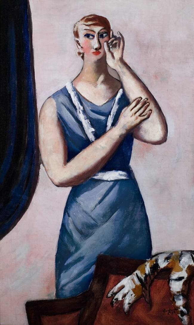 Portrait of Valentine Tessier Max Beckmann