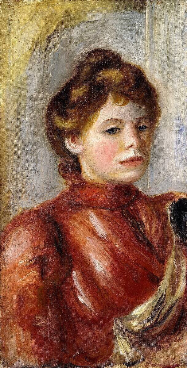 Portrait of Woman Auguste Renoir