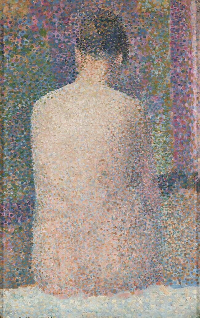 Poseuse de dos Georges Seurat