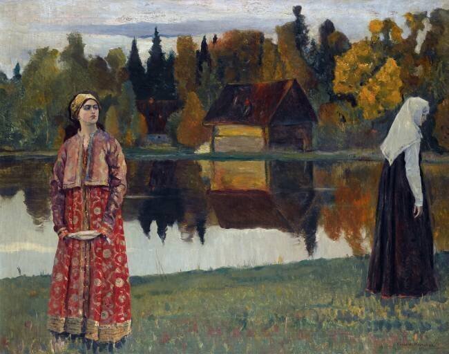 Près du lac Mikhail Vasilievich Nesterov