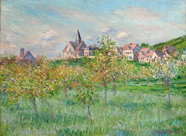 Printemps à Giverny Claude Monet