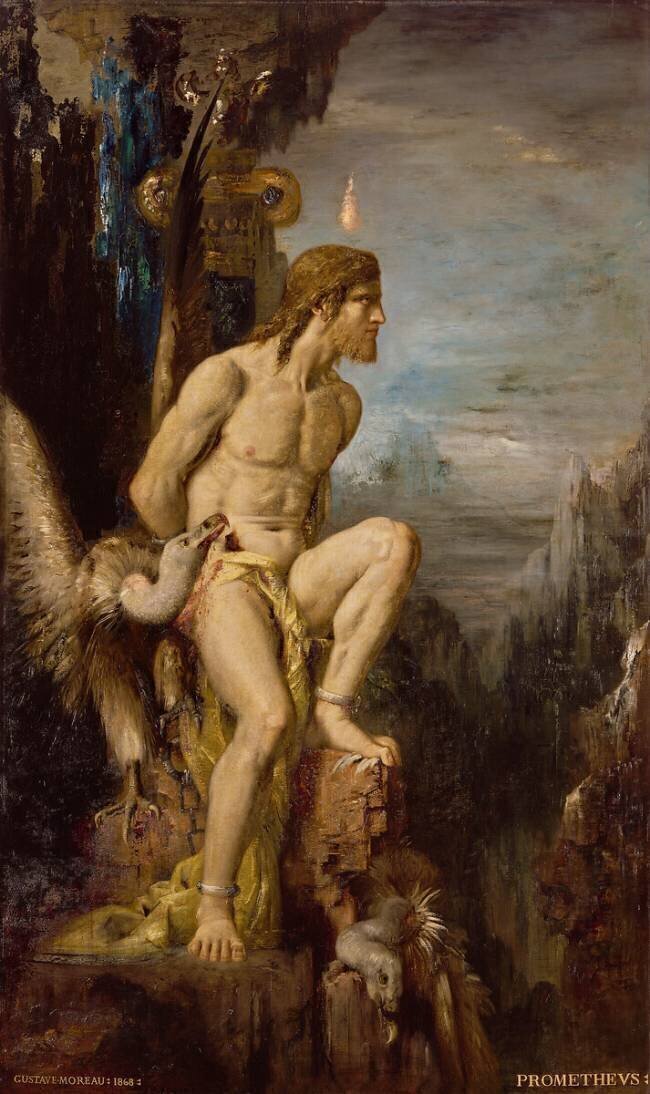 Prométhée Gustave Moreau
