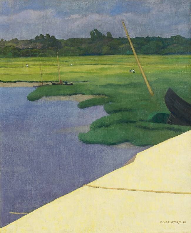 Quai de Berville Félix Vallotton