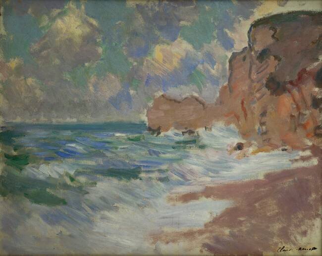 Receding Waves Claude Monet