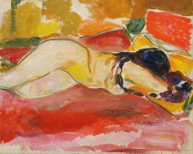 Reclining Female Nude Edvard Munch