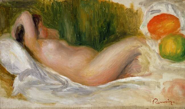 Reclining Nude Auguste Renoir