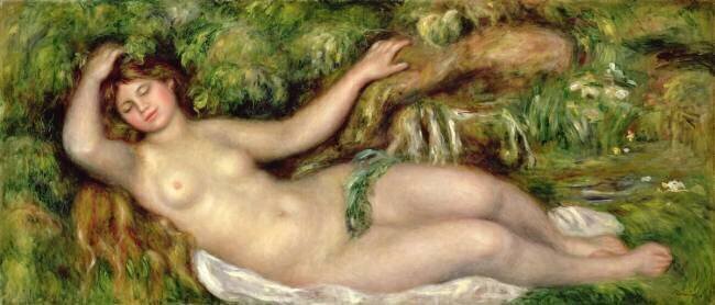 Reclining Nude Auguste Renoir
