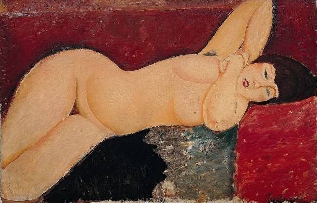 Reclining nude Amedeo Modigliani