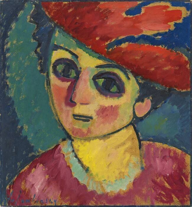 Red hat Alexej von Jawlensky
