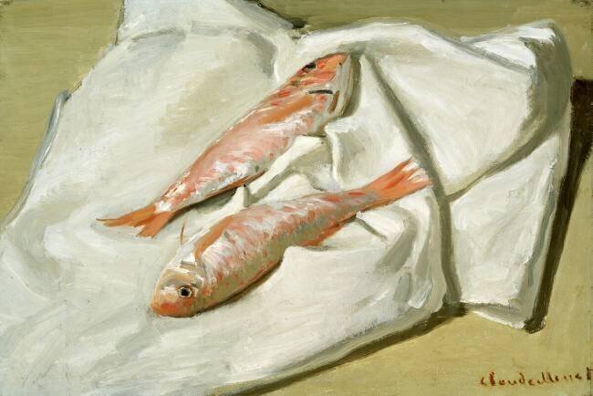Red Mullet Claude Monet