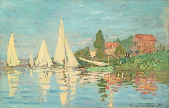 Régates à Argenteuil Claude Monet