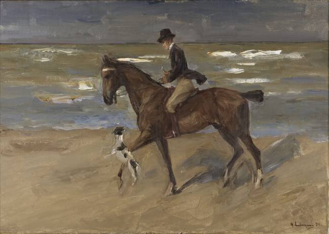 Rider on the Beach Max Liebermann