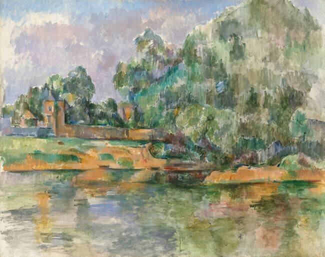 Riverbank Paul Cézanne