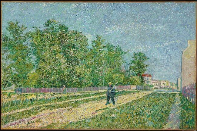 Road on the edge of Paris Vincent van Gogh