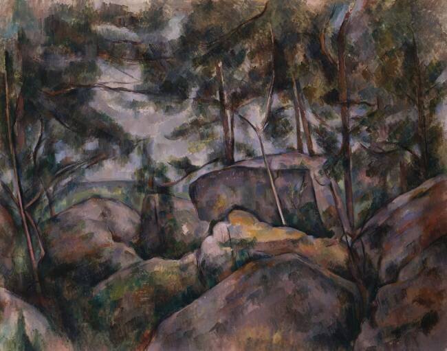 Rocks in the Forest Paul Cézanne