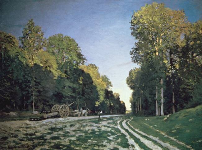 Route de Chailly Claude Monet