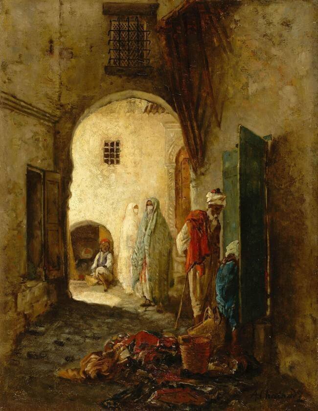 Rue à Alger Marc Alfred Chataud