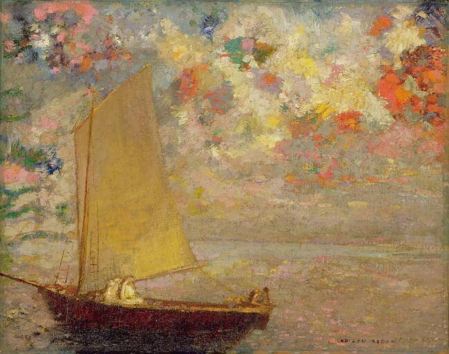 Sailboat Odilon Redon