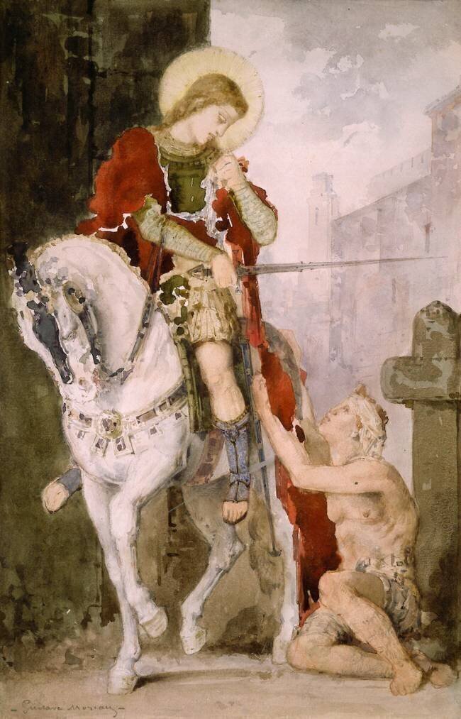 Saint Martin Gustave Moreau