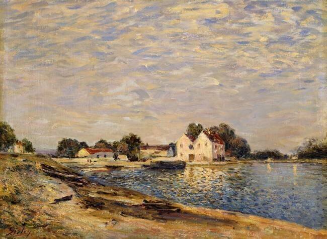 Saint-Mammes Alfred Sisley