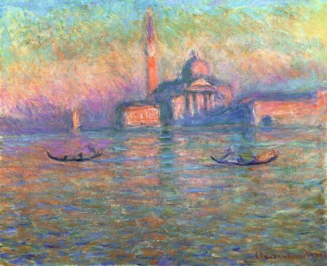 San Giorgio Maggiore Claude Monet