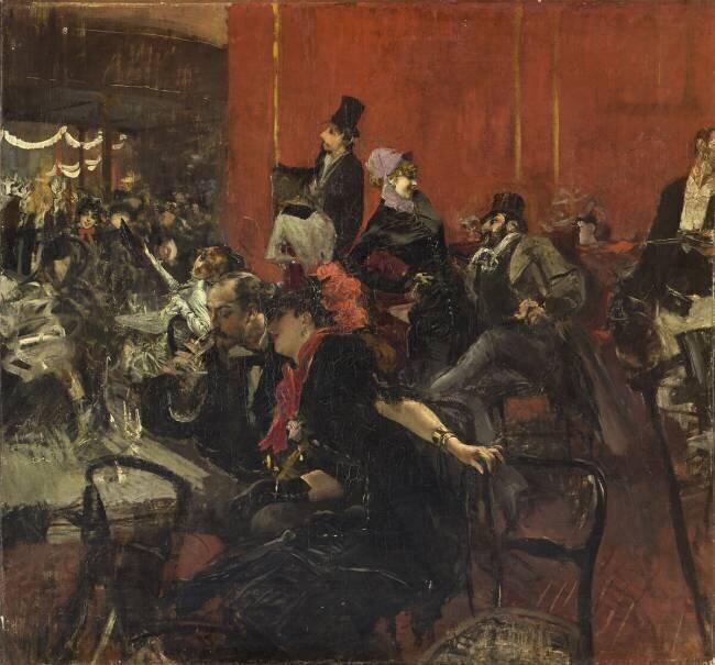 Scène de fête Giovanni Boldini
