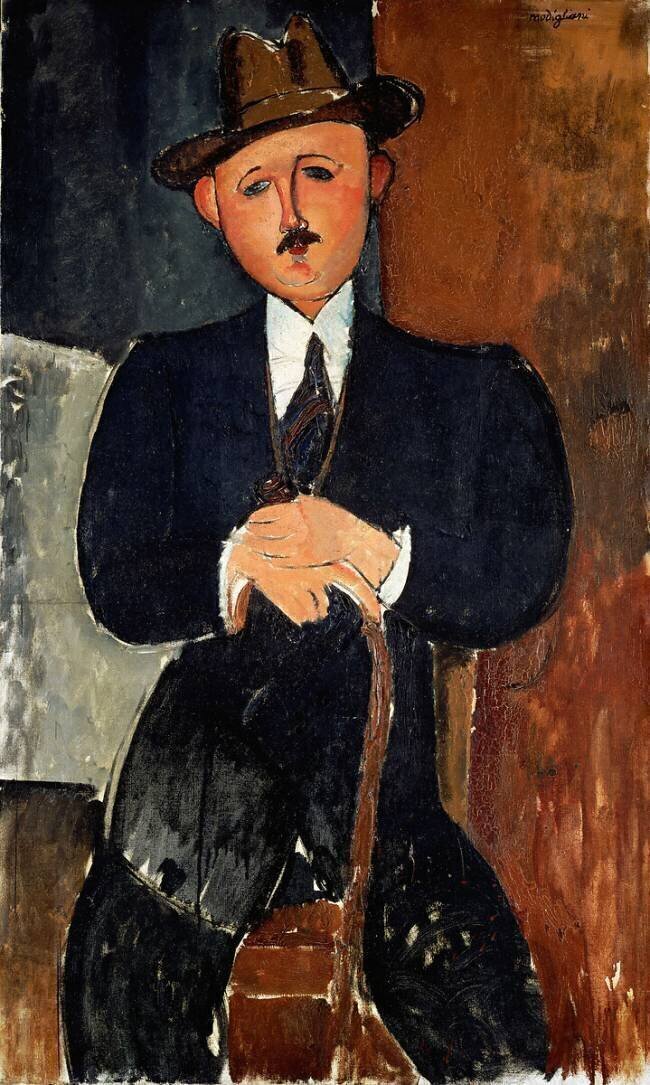 Seated Man Amedeo Modigliani