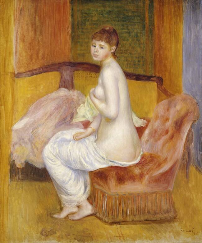 Seated Nude Auguste Renoir