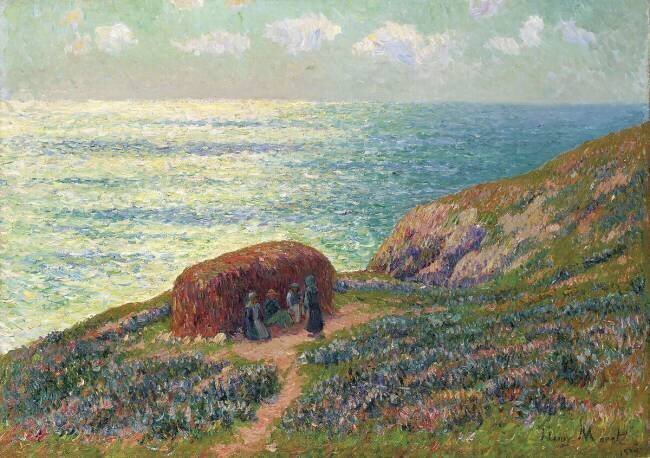 Seaweed Pickers at Moelan Henry Moret