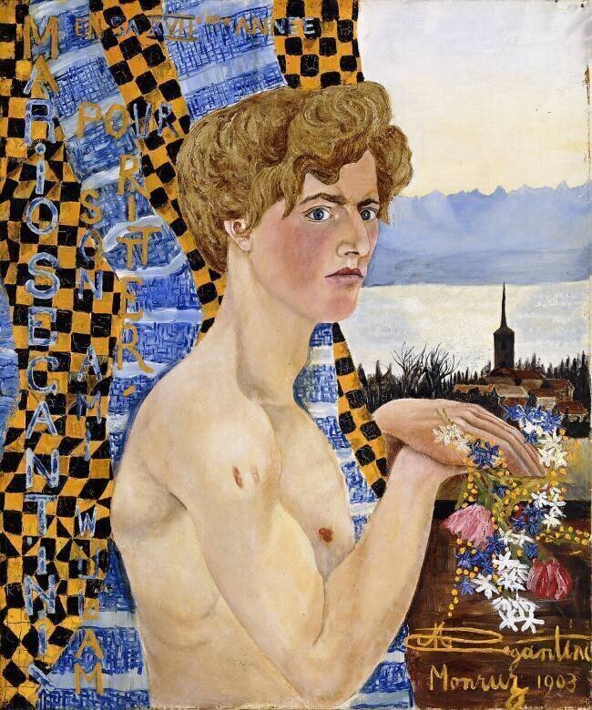 Self Portrait Mario Segantini
