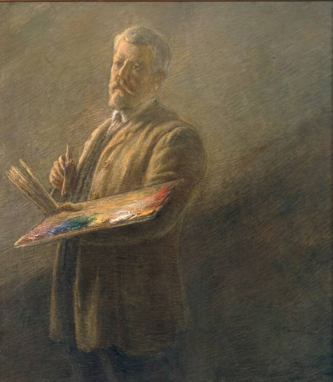 Self portrait Gaetano Previati