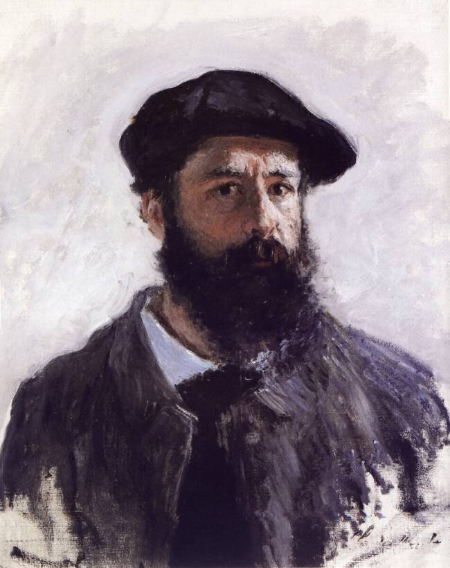 Self Portrait with a Beret Claude Monet
