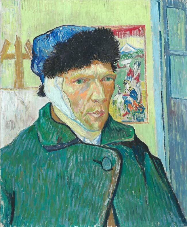 Self Portrait with Bandaged Ear Vincent van Gogh
